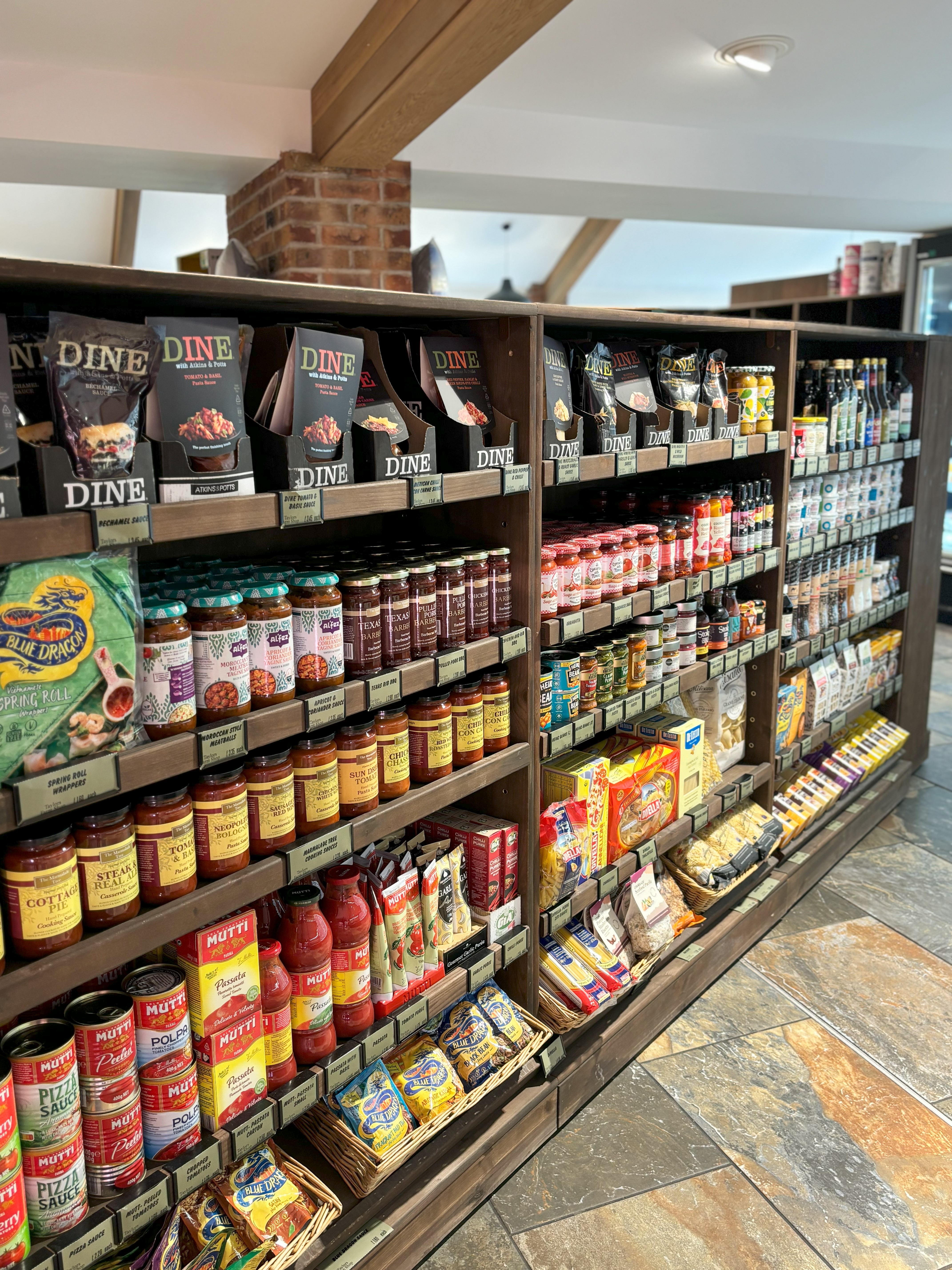 Inside Taylors Farm Shop food hall